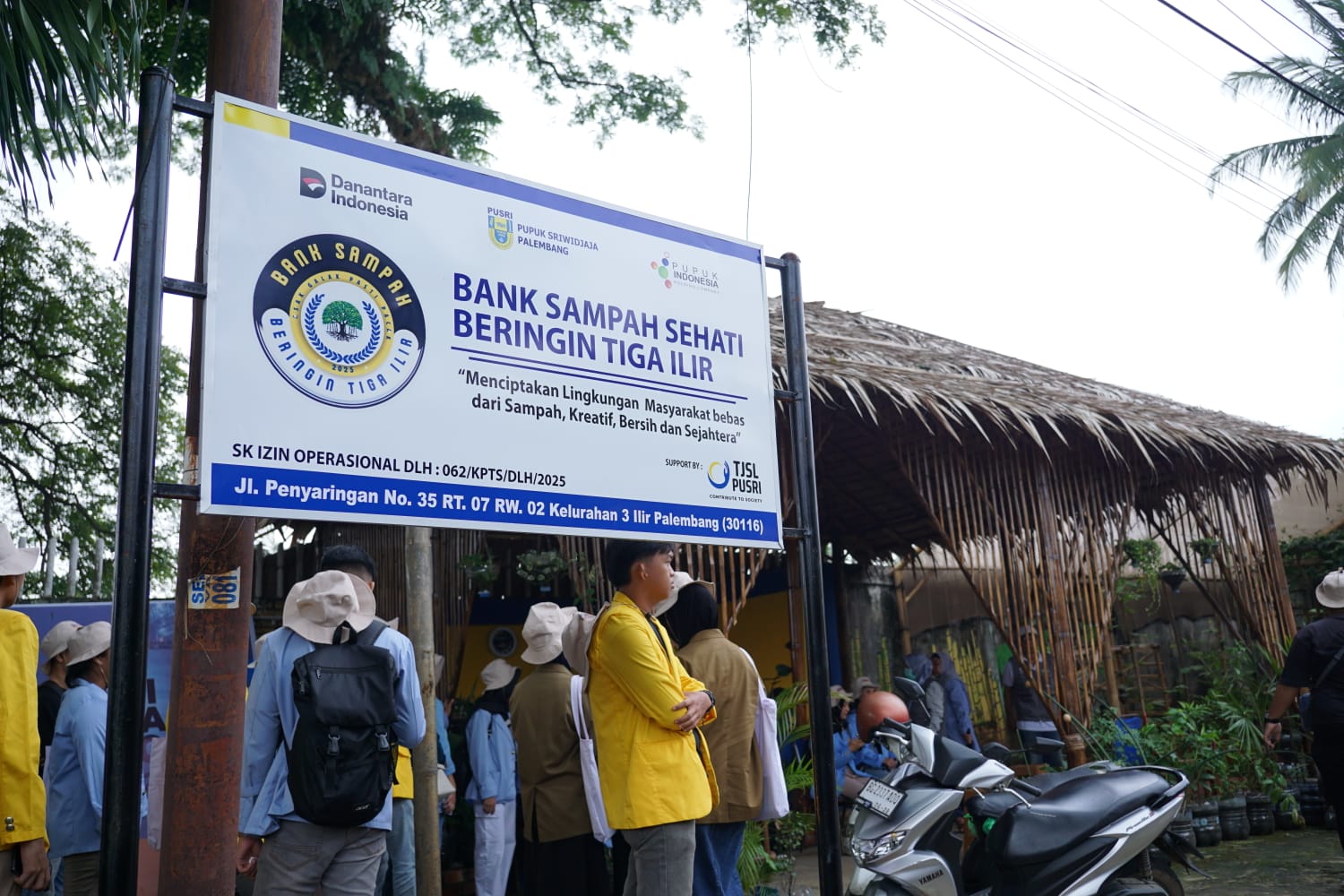 Dukung Program Economy Circular, Pusri Inisiasi Program Bank Sampah Sehati