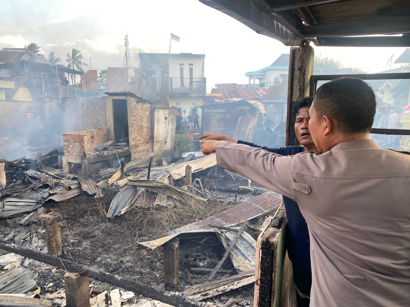 Kebakaran di Gandus Palembang, Api dari Rumah Kosong Hanguskan 18 Rumah Rata dengan Tanah 