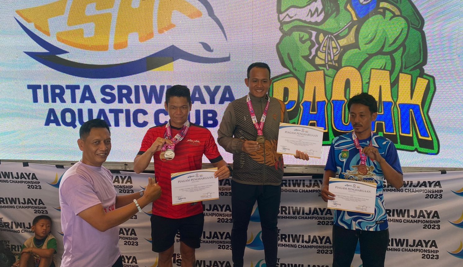 Atlet Renang Jasdam II/SWJ Sabet 4 Medali Sekaligus Kejuaraan Swimming Championship Se-Sumatera