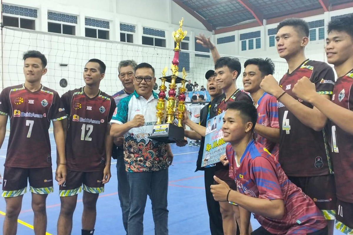 Tim Voli Bukit Asam Juarai Turnamen Bupati Lahat Cup 2024, Bukti Kegigihan dan Semangat Sportifitas