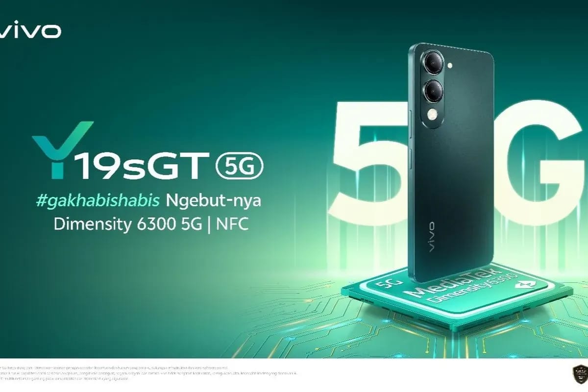Ponsel vivo Y19sGT 5G Sasar Gen Z, Dipasarkan dengan Harga Mulai Rp1,9 Jutaan