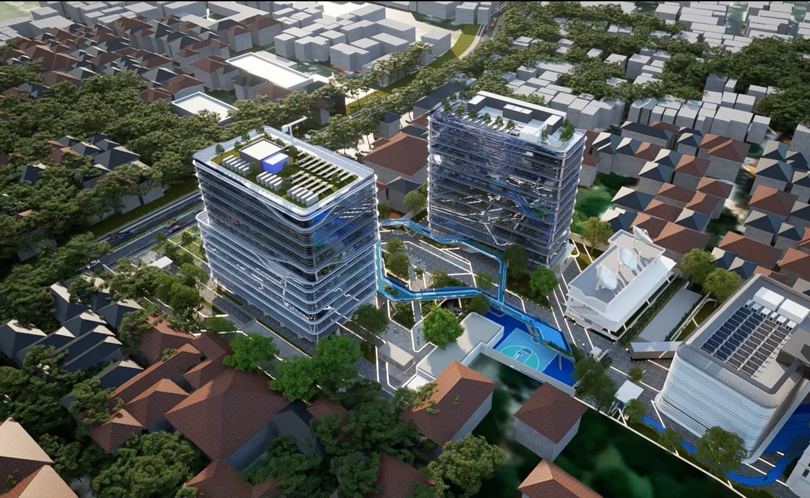 Siap Dukung Transformasi Digital, Hutama Karya Lakukan Topping Off Proyek IT Center BRI Ragunan Paket 2