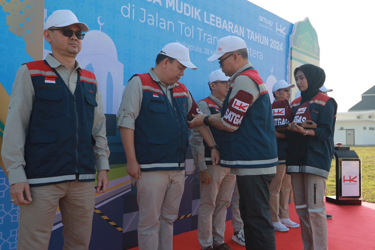 Siap Layani Mudik Lebaran 2024, Hutama Karya Gelar Apel Siaga Serentak di Jalan Tol Trans Sumatera