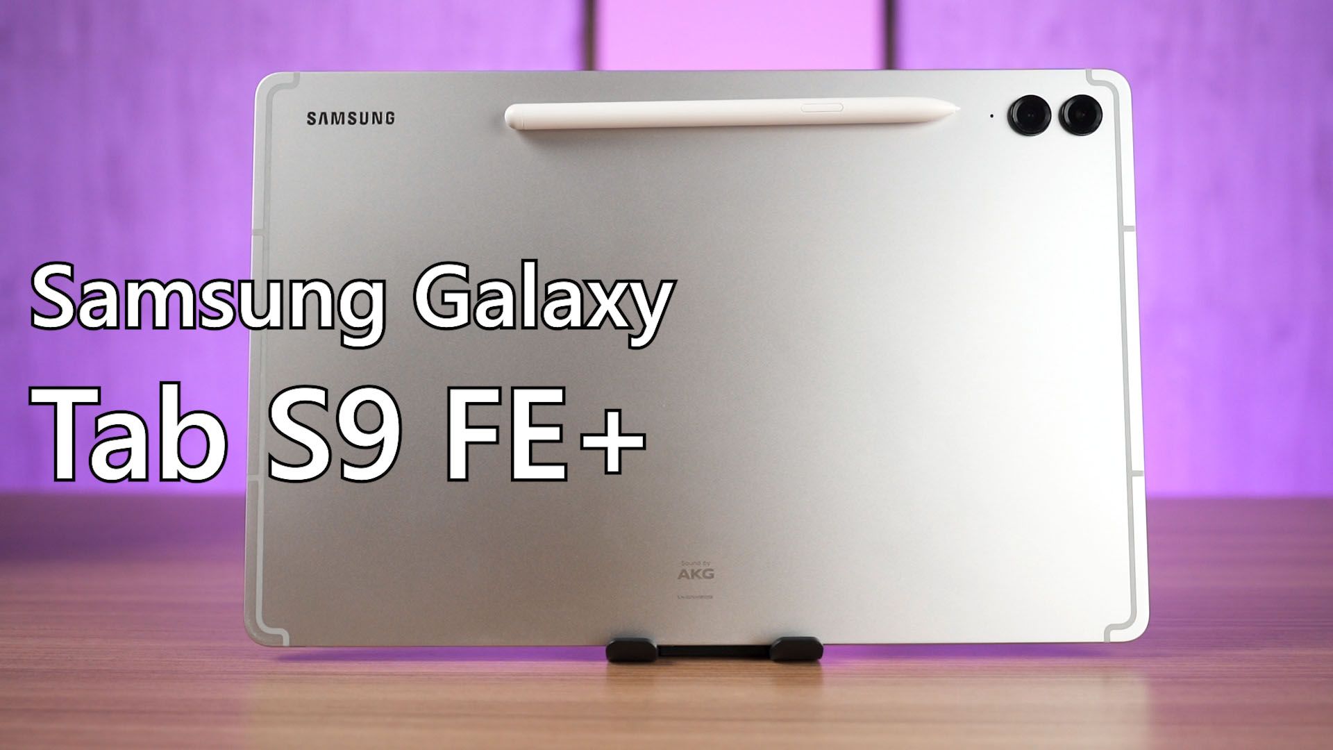Galaxy Tab S9 FE Plus, Tablet dengan Stylus Pen yang Menempel Secara Magnetis di Casing Belakang 