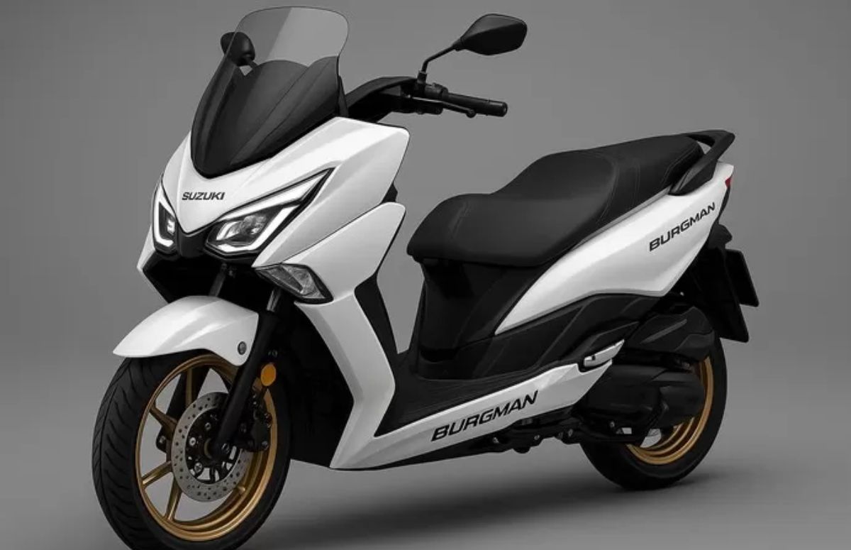 Suzuki Burgman 150, Skutik Premium Bergaya Modern dengan Sentuhan Haojue UHR150