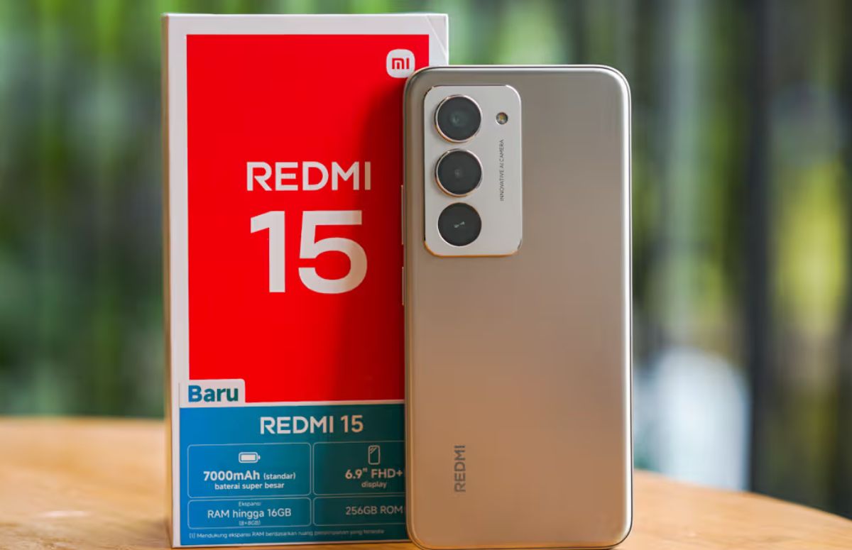 Redmi 15 Tampil Gagah di Kelas Menengah, Baterai 7.000 mAh dan Layar Lega Jadi Andalan