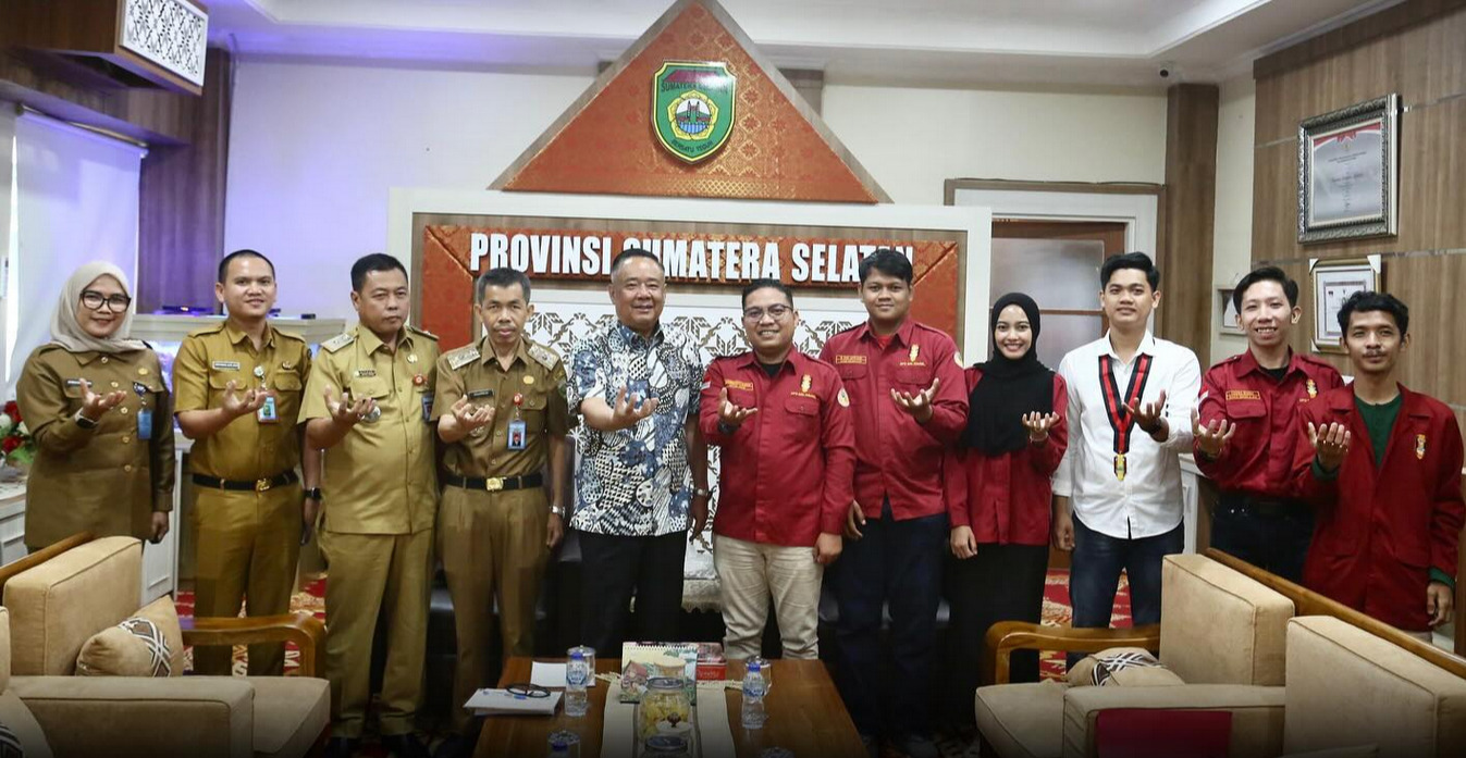 Wagub Cik Ujang Terima Audiensi Ketua IMM Sumsel, Ini yang Dibahas
