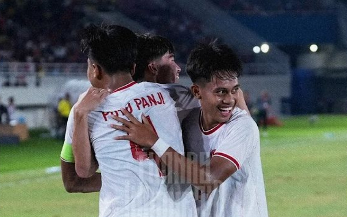 Babak Pertama Timnas Garuda U-16 Sudah Unggul Telak 4-1 Atas Laos