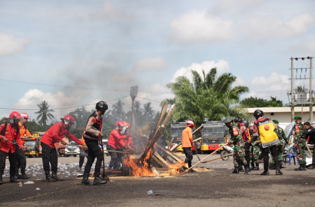 Kapolda Sumsel Turun Langsung di OKI, Pimpin Apel Besar dan Tekankan Siaga Karhutlah