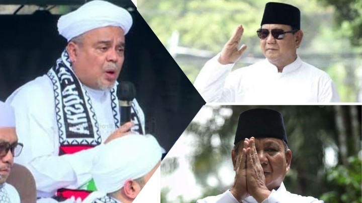 Hadir di Reuni 212 Habib Rizieq Sentil Presiden, Lantang Titip Pesan Ini untuk Prabowo