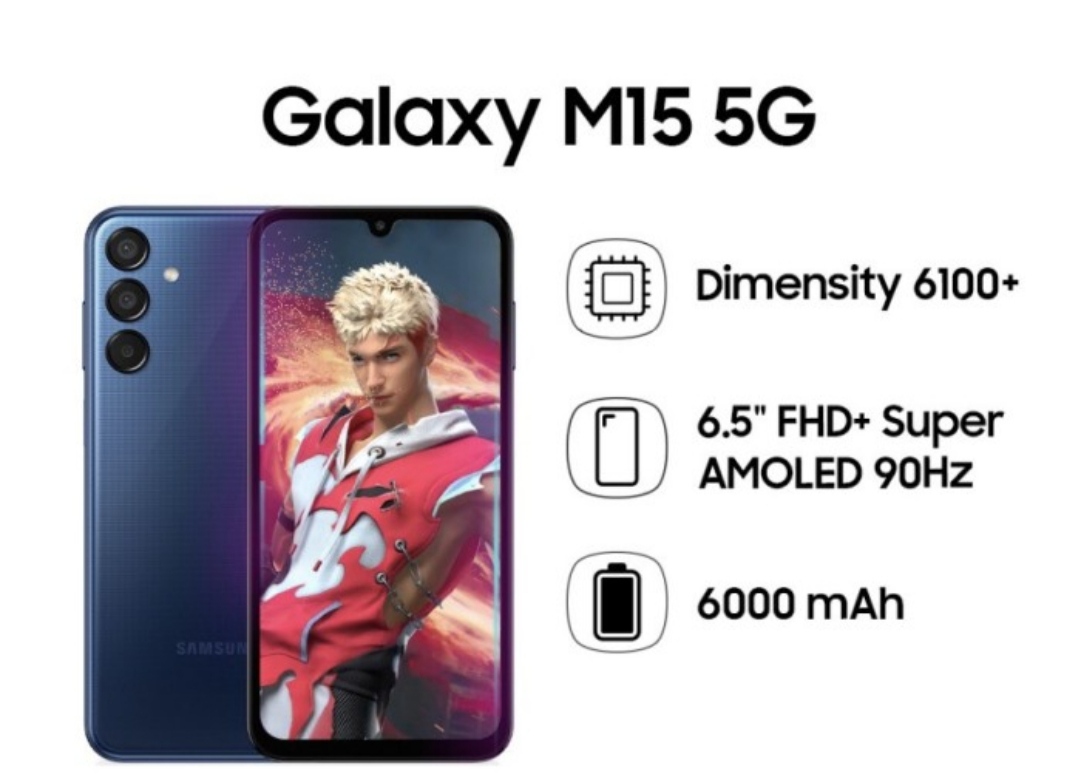 Samsung Galaxy M15 5G, HP Rp2 Jutaan yang Dibekali Layar Full HD+ Berteknologi Super AMOLED