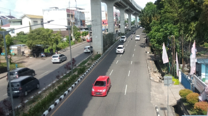 Lebaran Pertama Idul Fitri 1445 Hijriah Lalu Lintas di Kota Palembang Kondusif, Lorong dan Gang Padat Merayap