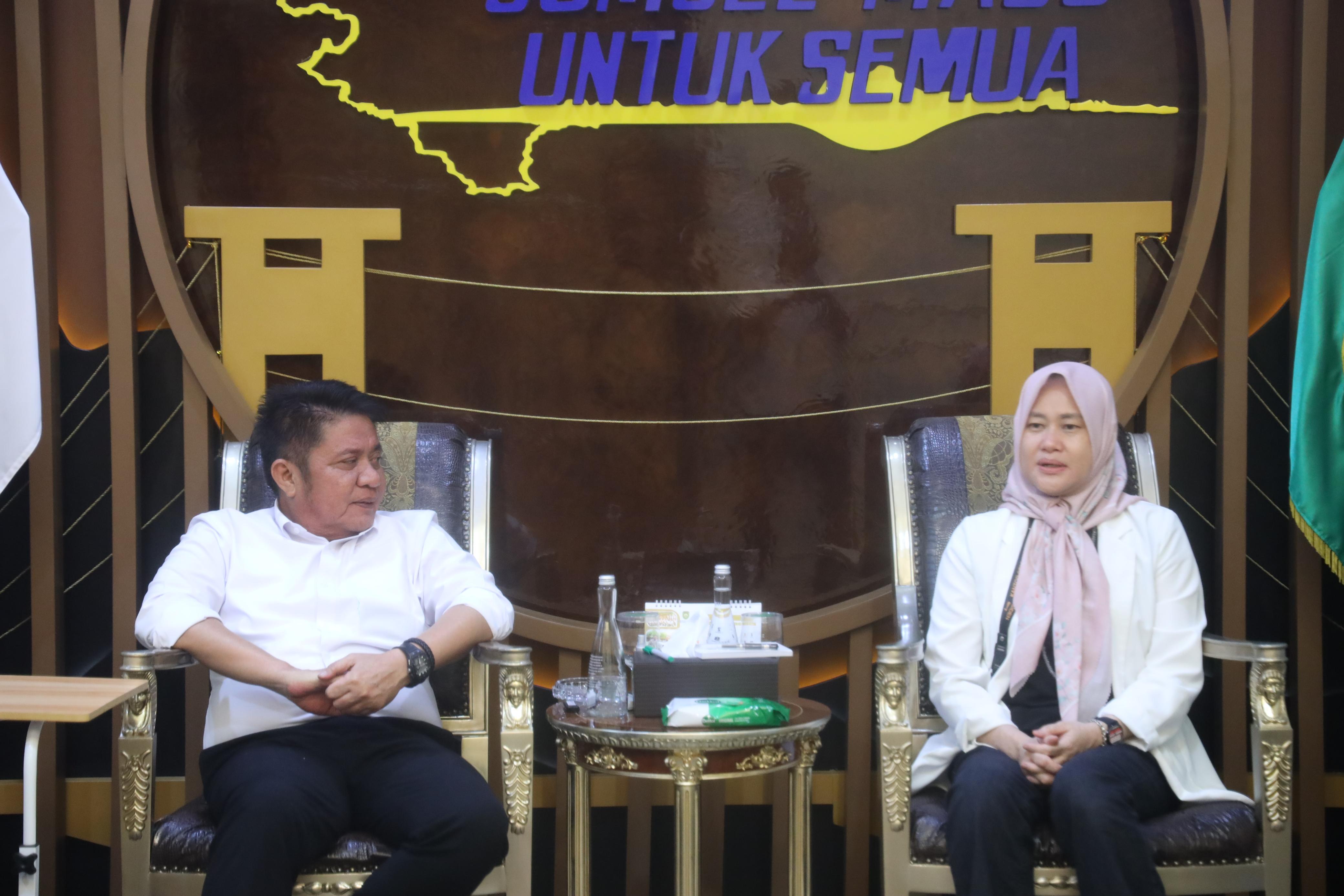 Terima Staf Presiden, Gubernur Herman Deru Tegaskan Sumsel Siap Dukung Ketahanan Pangan Nasional 2025
