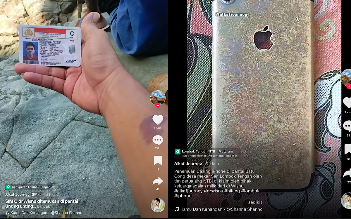 Makin Misterius, Tim Alkaf Journey Sisir Lokasi Penemuan Kartu SIM C dan Casing iPhone Milik Dokter Wisnu 