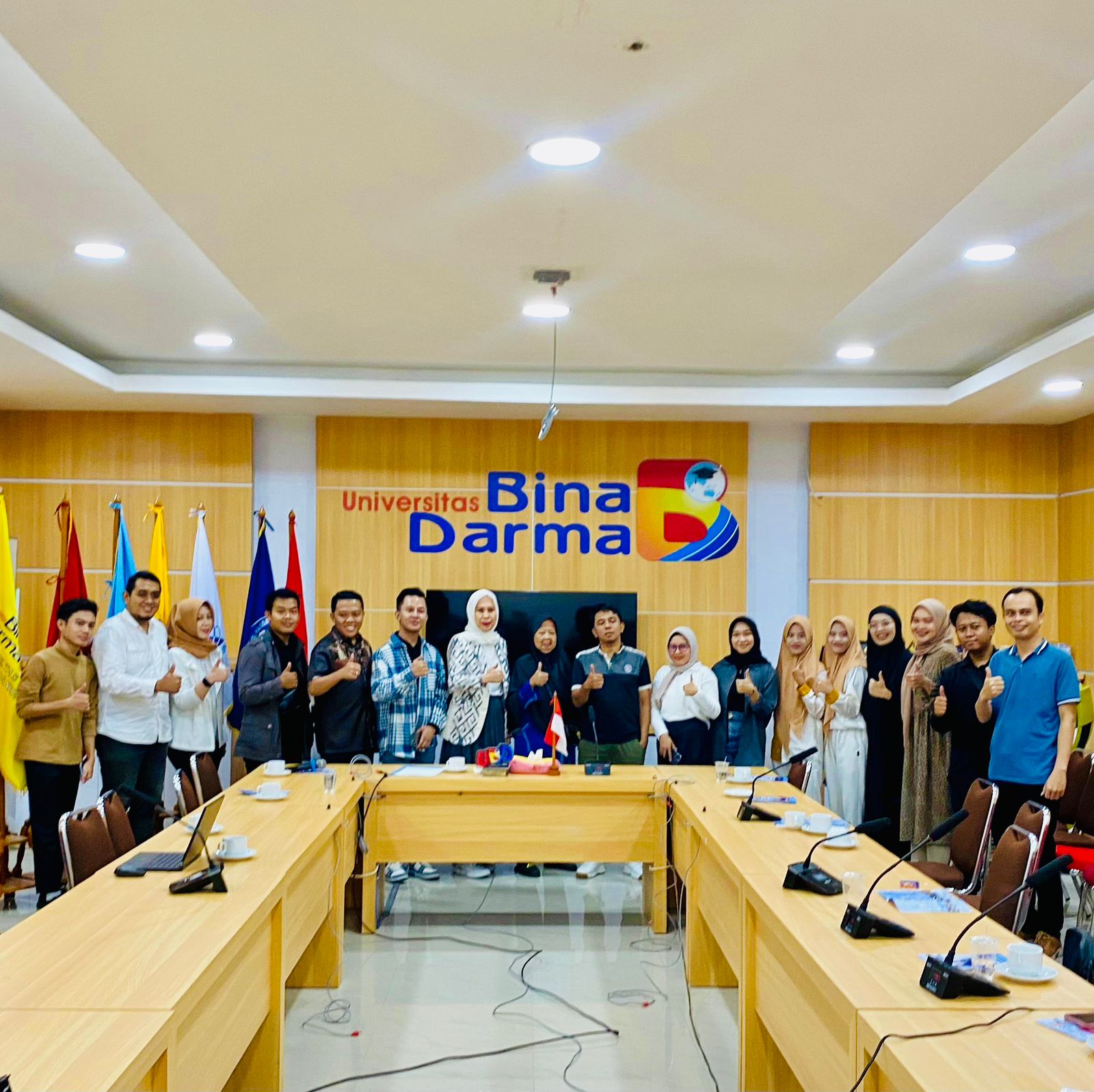 Rektor Universitas Bina Darma Palembang Bertemu Influencer dan Selebgram Pada Meet & Greet