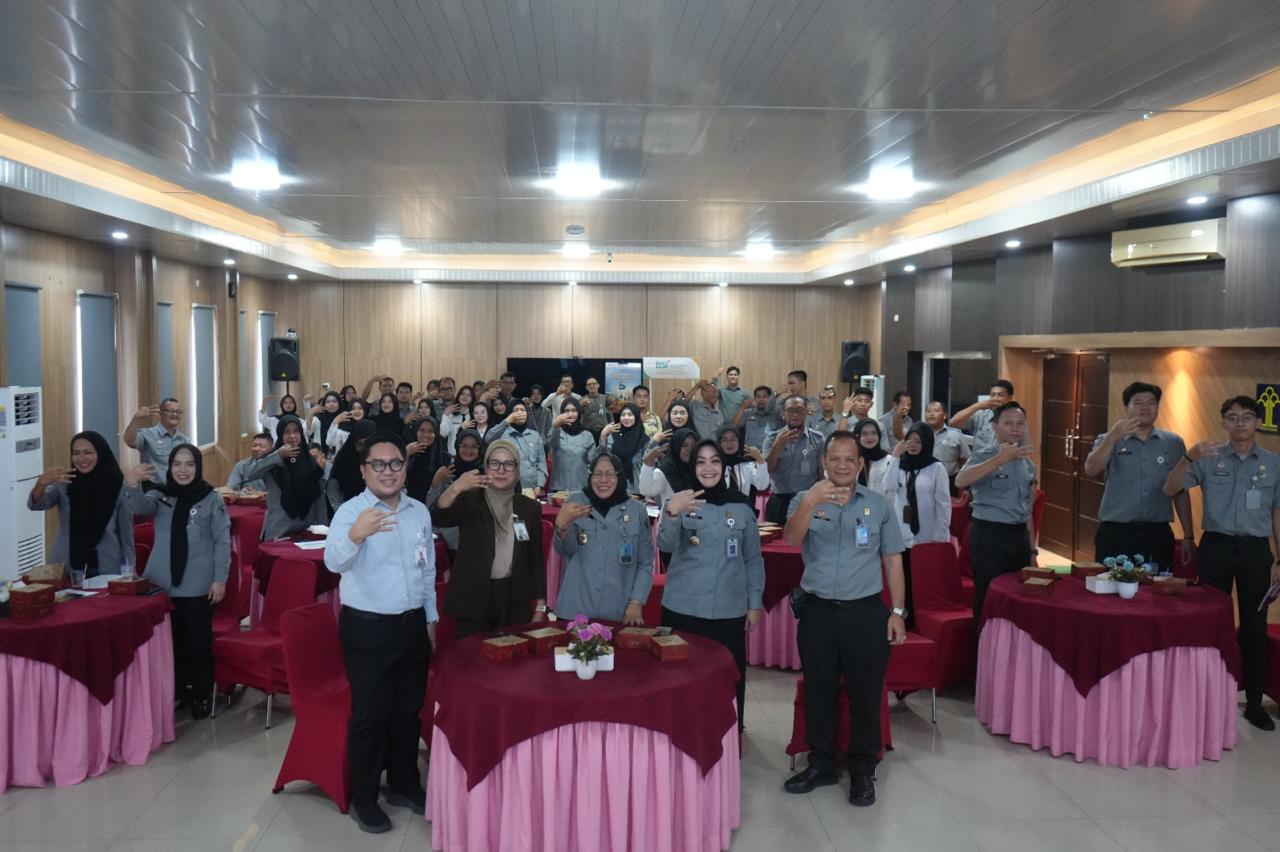 Gandeng BSI, Pegawai Kemenkum Sumsel Optimalkan  Budaya Pelayanan Prima