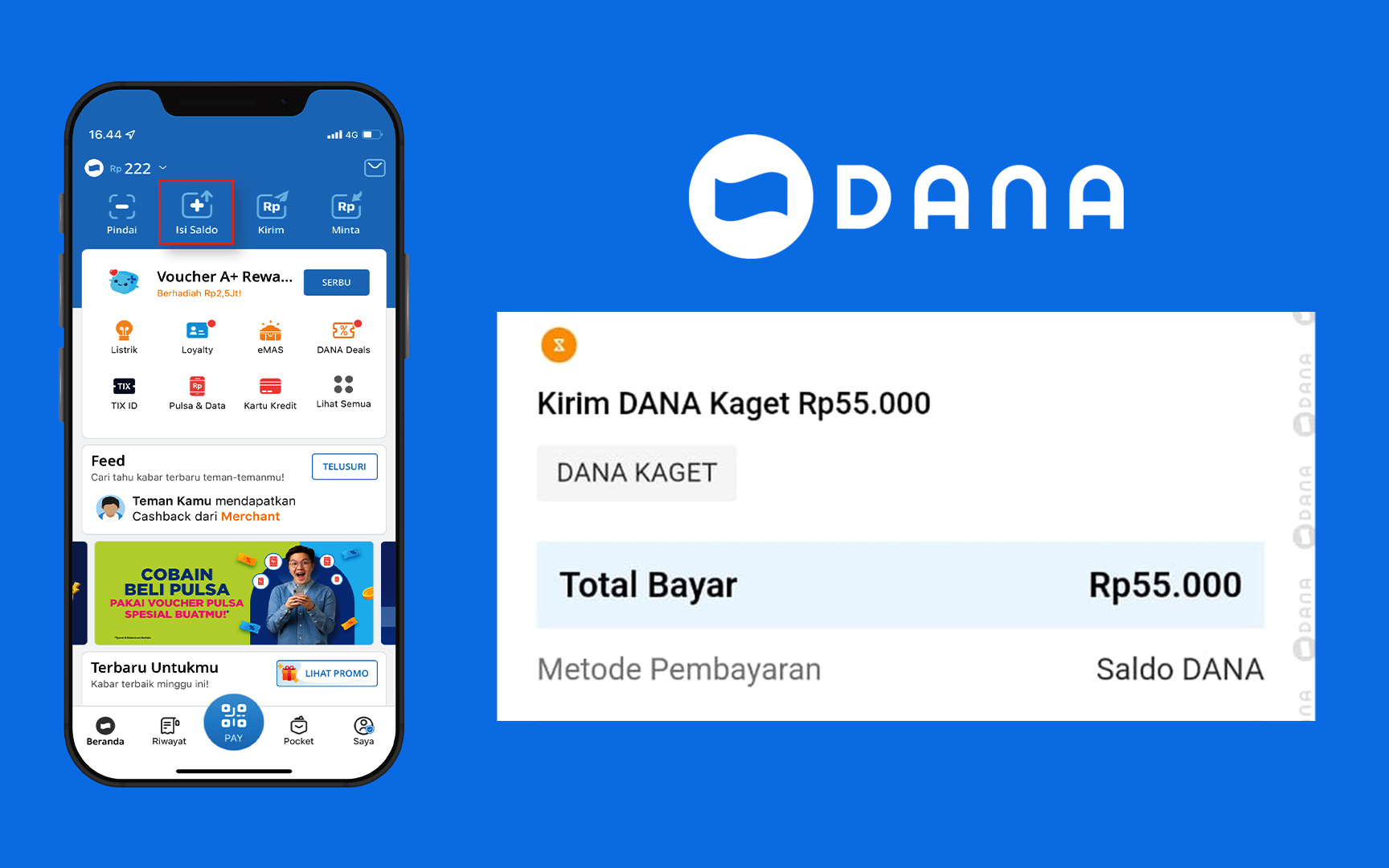 MANTAP! Berkah DANA Kaget Rabu 13 September 2023 Siang, Dapat Cuan Rp55.000, Pasti Dibayar Guys