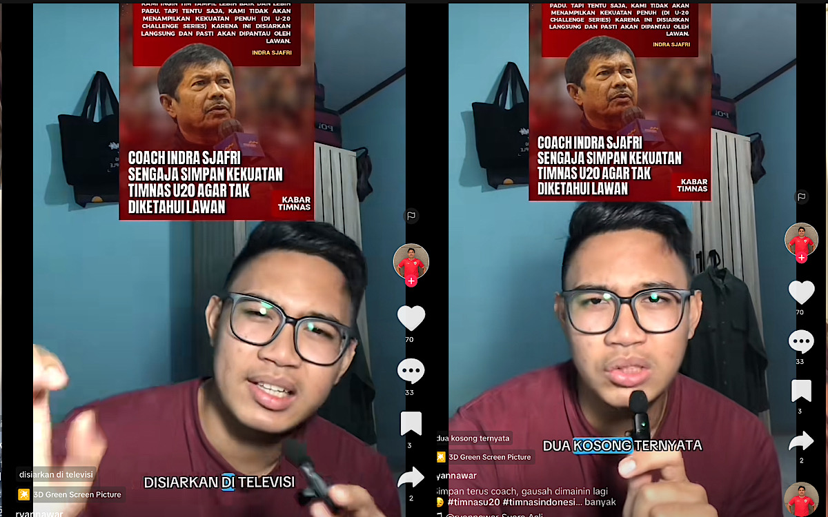 OH TERNYATA, Coach Indra Sjafri Sengaja Menyimpan Kekuatan Timnas Indonesia U-20 Supaya Tidak Diketahui Lawan?