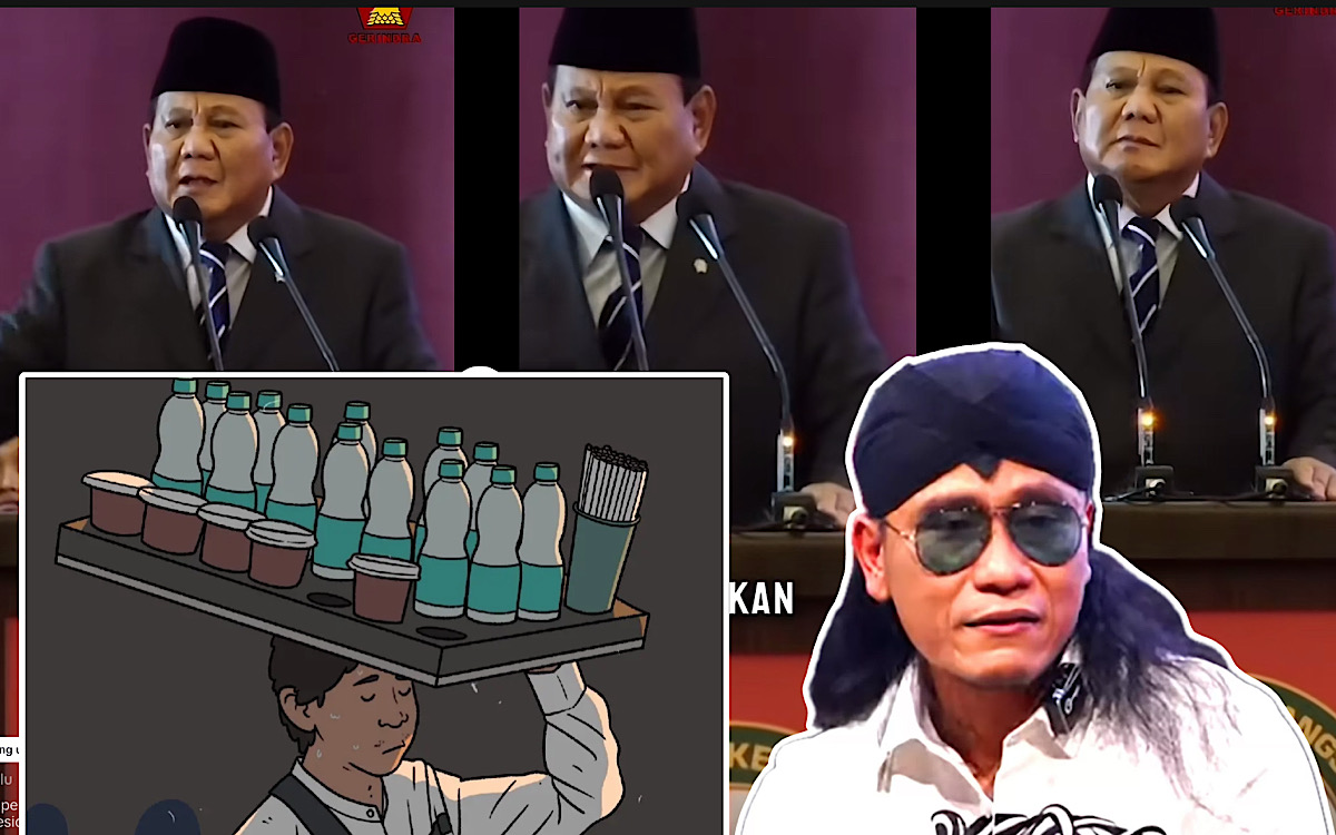 Gercep, Admin Gerindra Unggah Video Pedagang Es Teh Bersama Pak Prabowo, Ingatkan Pejabatnya Soal Hormat? 