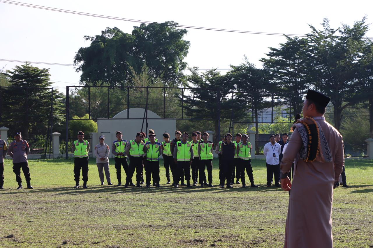 Ajak Personel Tingkatkan Rasa Syukur, Polres Ogan Ilir Lakukan Pembinaan Rohani dan Mental