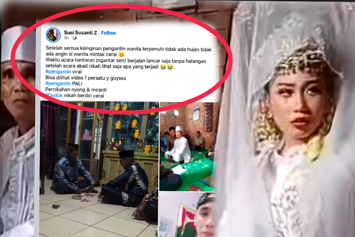 Dukungan Netizen Berbalik, Pengantin Perempuan Minta Cerai Tertawa Saat Acara Hantaran Bikin Geram