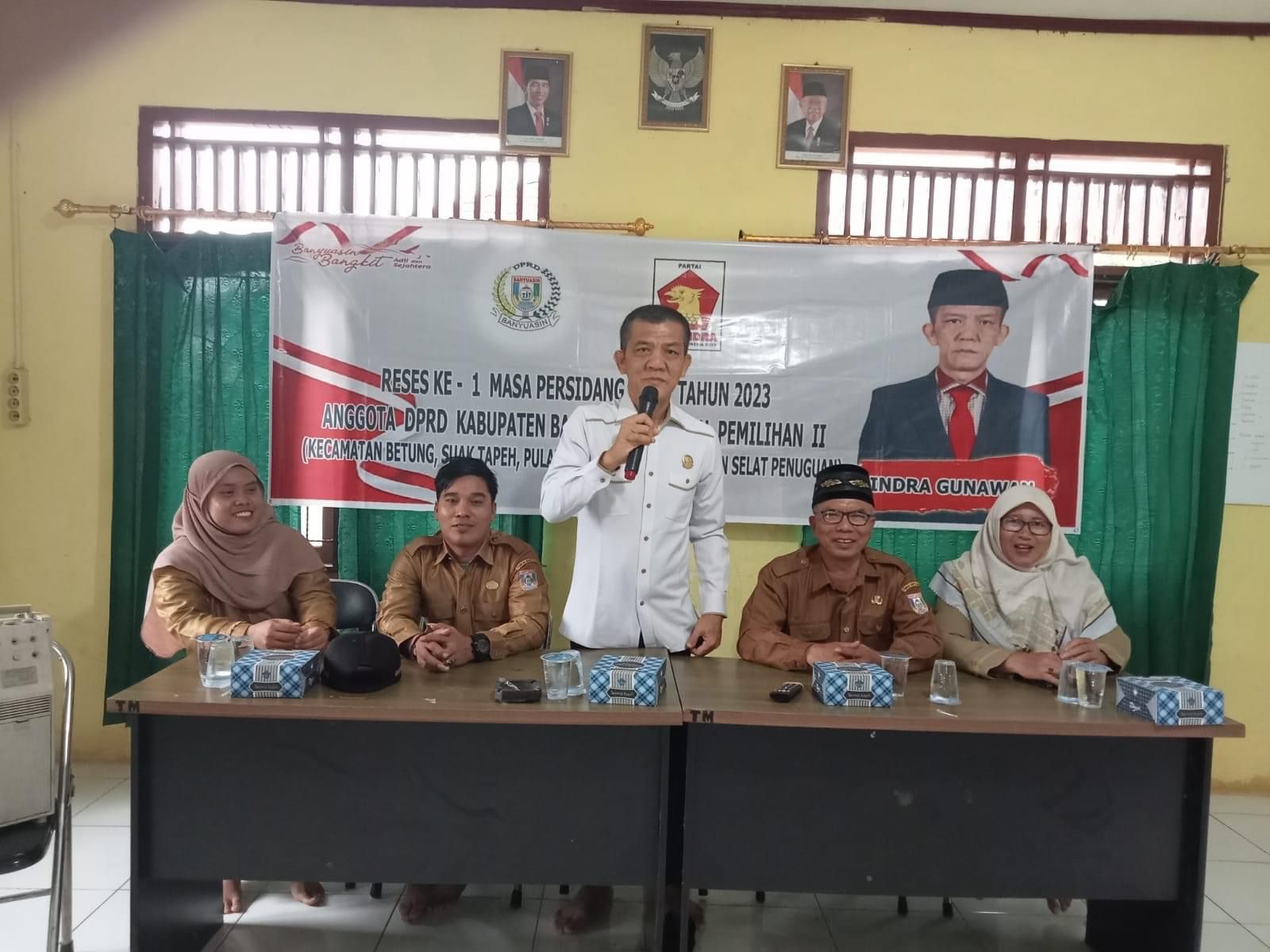 Reses Dapil II 2023 Banyuasin, Fraksi Gerindra Serap Aspirasi Masyarakat