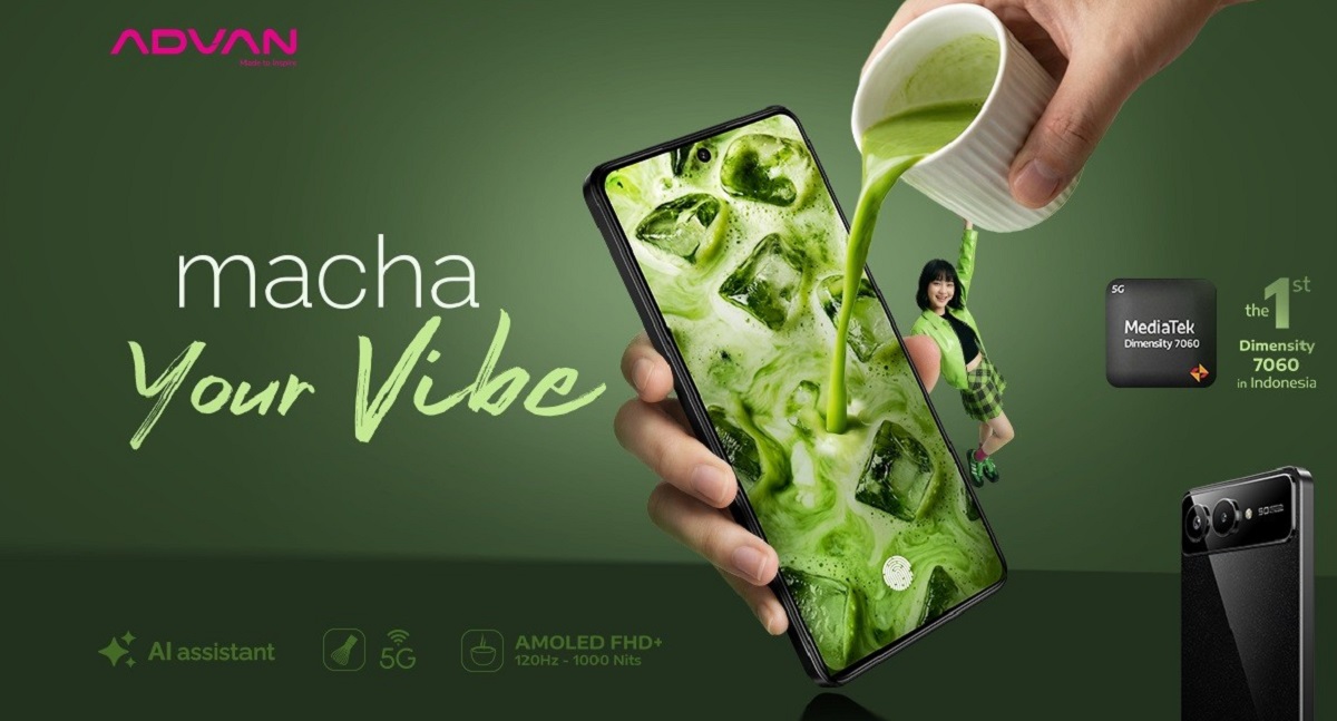  Advan Matcha 5G: Smartphone Kelas Harga Rp 3 Jutaan Dilengkapi Layar AMOLED