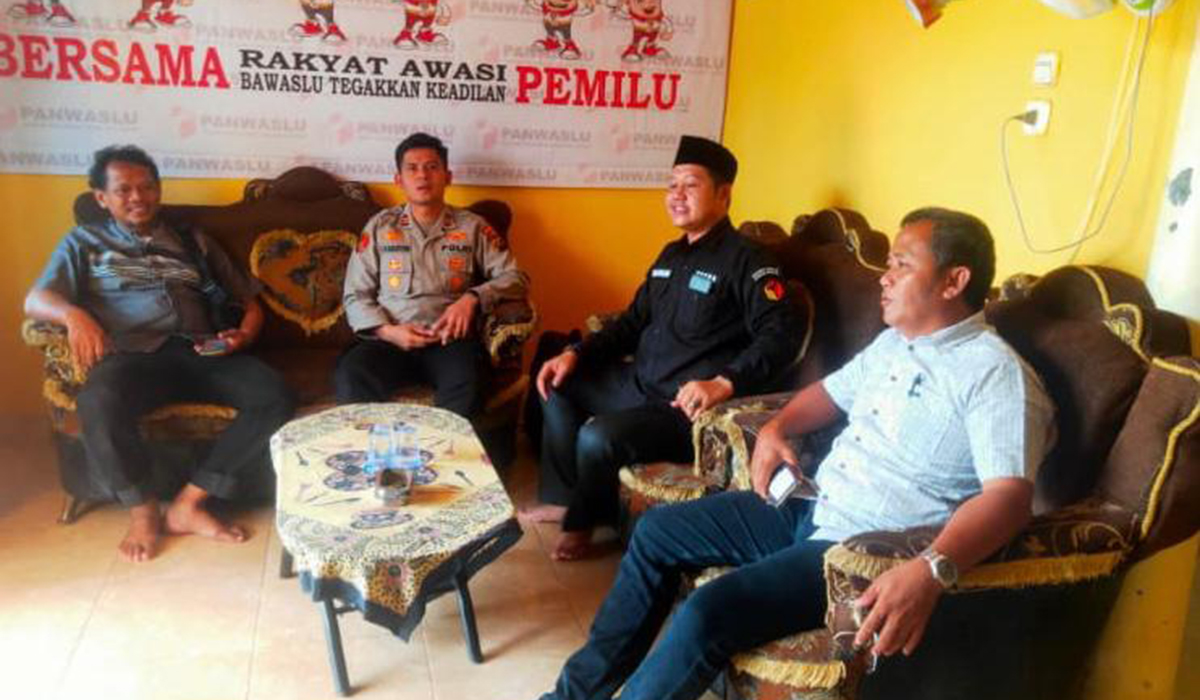 Persiapan Pelaksanaan Pemilu 2024, Polsek Tanjung Lago Koordinasi dengan Anggota Panwascam