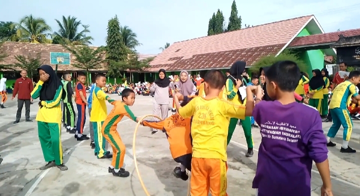 Refreshing Diri Pasca Masa Ta'aruf, Siswa Baru MTsN 1 Ogan Ilir Ikuti Berbagai Lomba