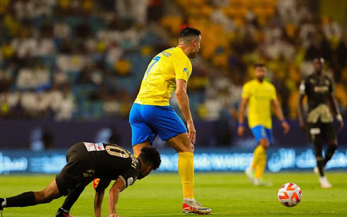 Babak Pertama, Ronaldo dkk Tertinggal 0-1 Atas Damac FC, Serangan Balik N’Koudou Sukses Jebol Gawang Al Nassr