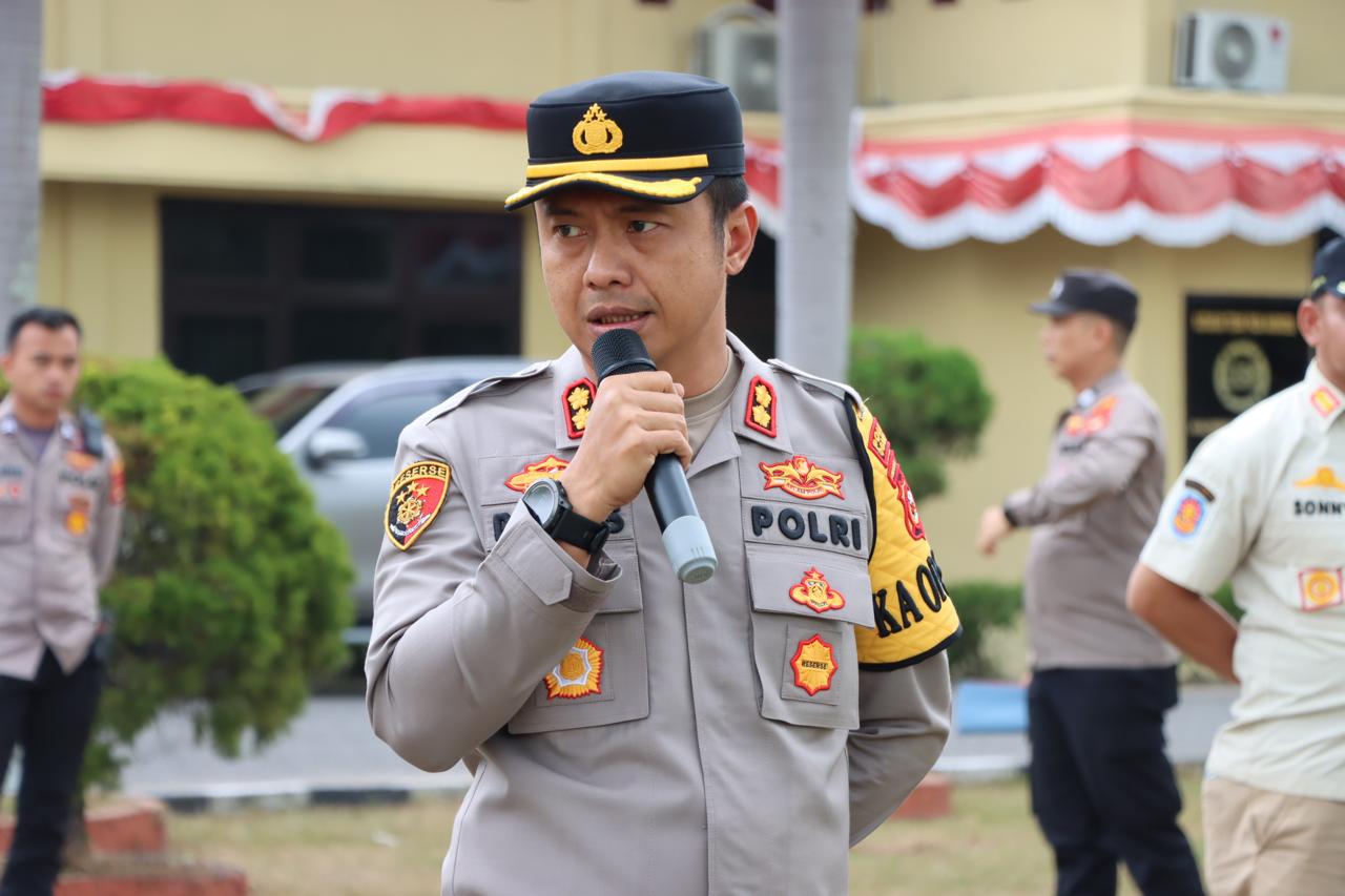 Ancaman Cuaca Ekstrem Saat Peralihan Musim, Kapolres Ogan Ilir Ingatkan Warga Waspada Bencana Alam