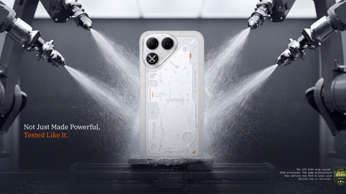 HP 5G Terbaru 2026: Tecno POVA 8 Dibekali Baterai 8000 mAh dan Alive Matrix Display 