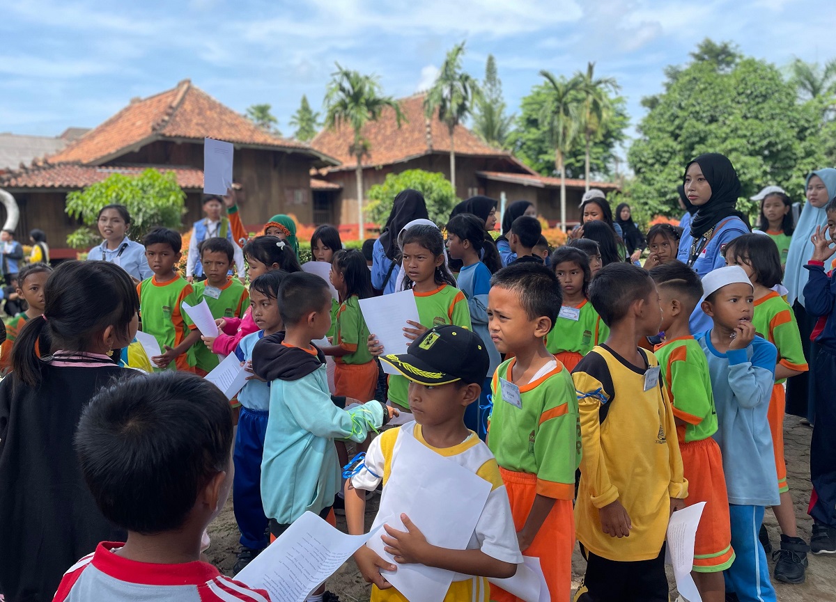 70 Peserta Sekolah Nusantara, SAN Chapter Palembang Kunjungi Museum Balaputra Dewa