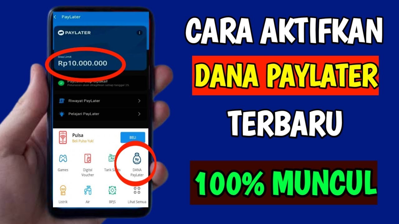 Buruan Aktivasi DANA Paylater Sekarang, Saldo DANA Kamu Bakal Bertambah Rp10.000.000, Simak Caranya Disini