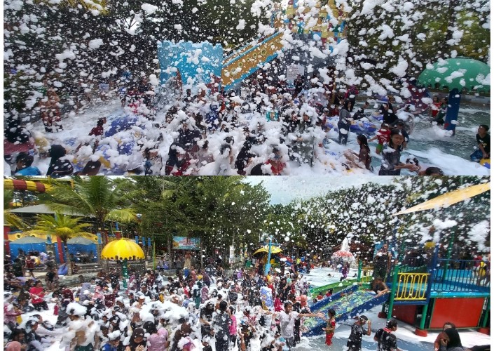 Liburan Nataru Semakin Seru, OPI 'Christmas Bubble' Water Fun Ajak Keluarga Tercinta Mandi Busa Sepuasnya