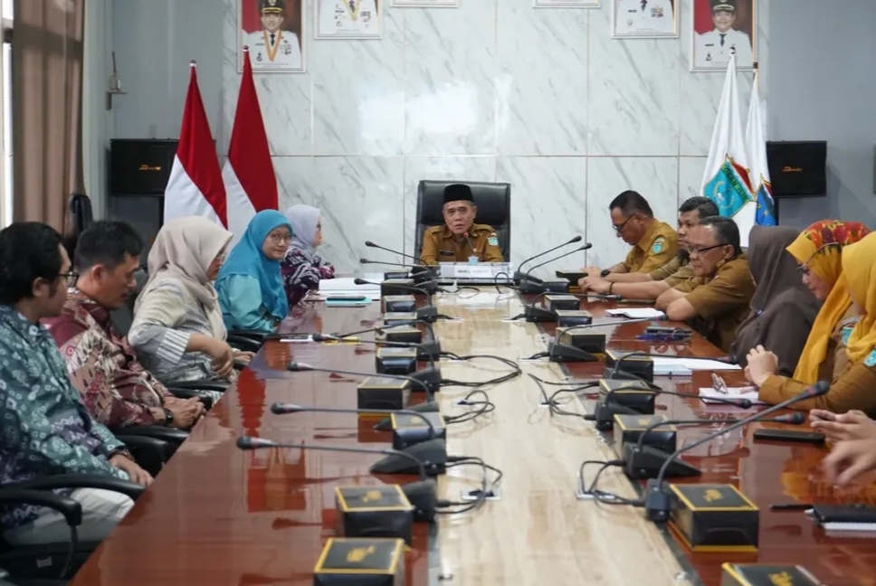 Wabup Ogan Ilir Pimpin Rapat Penuntasan TBC Bersama BPK RI Perwakilan Sumsel