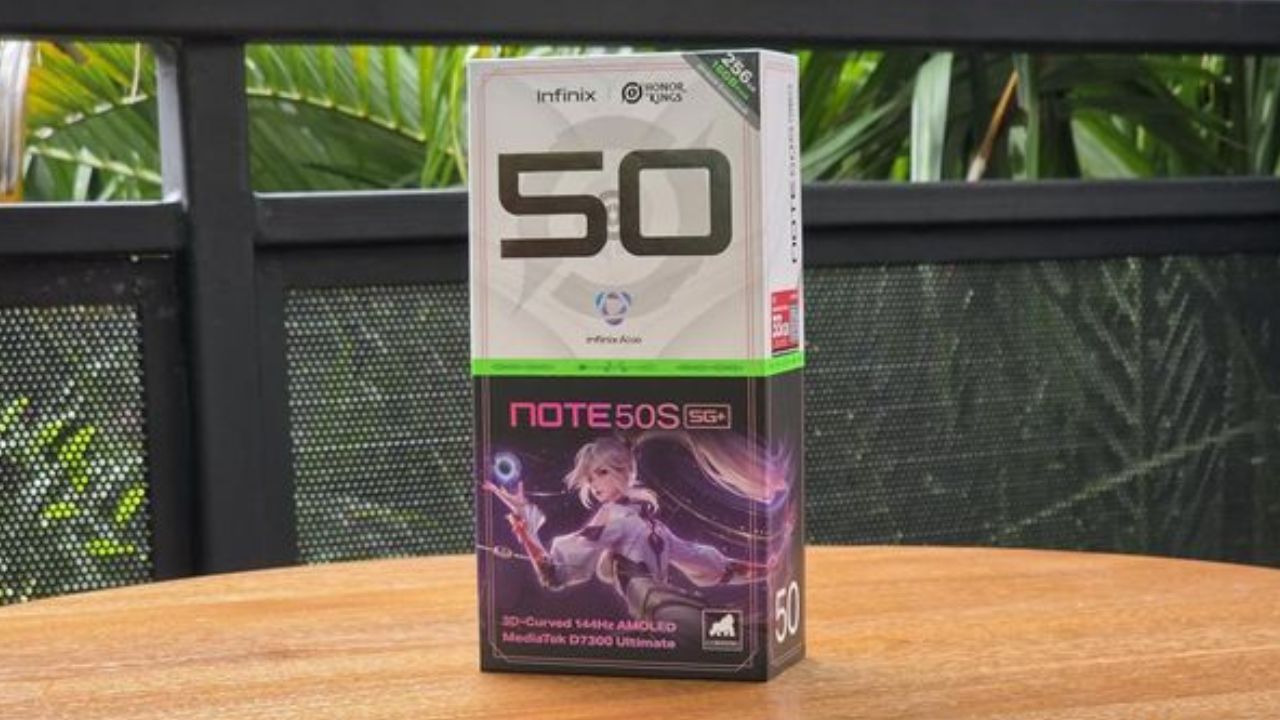 Desain Layar Lengkung Infinix NOTE 50S 5G+ Mewah dengan layar AMOLED 144Hz Harga Dua Jutaan