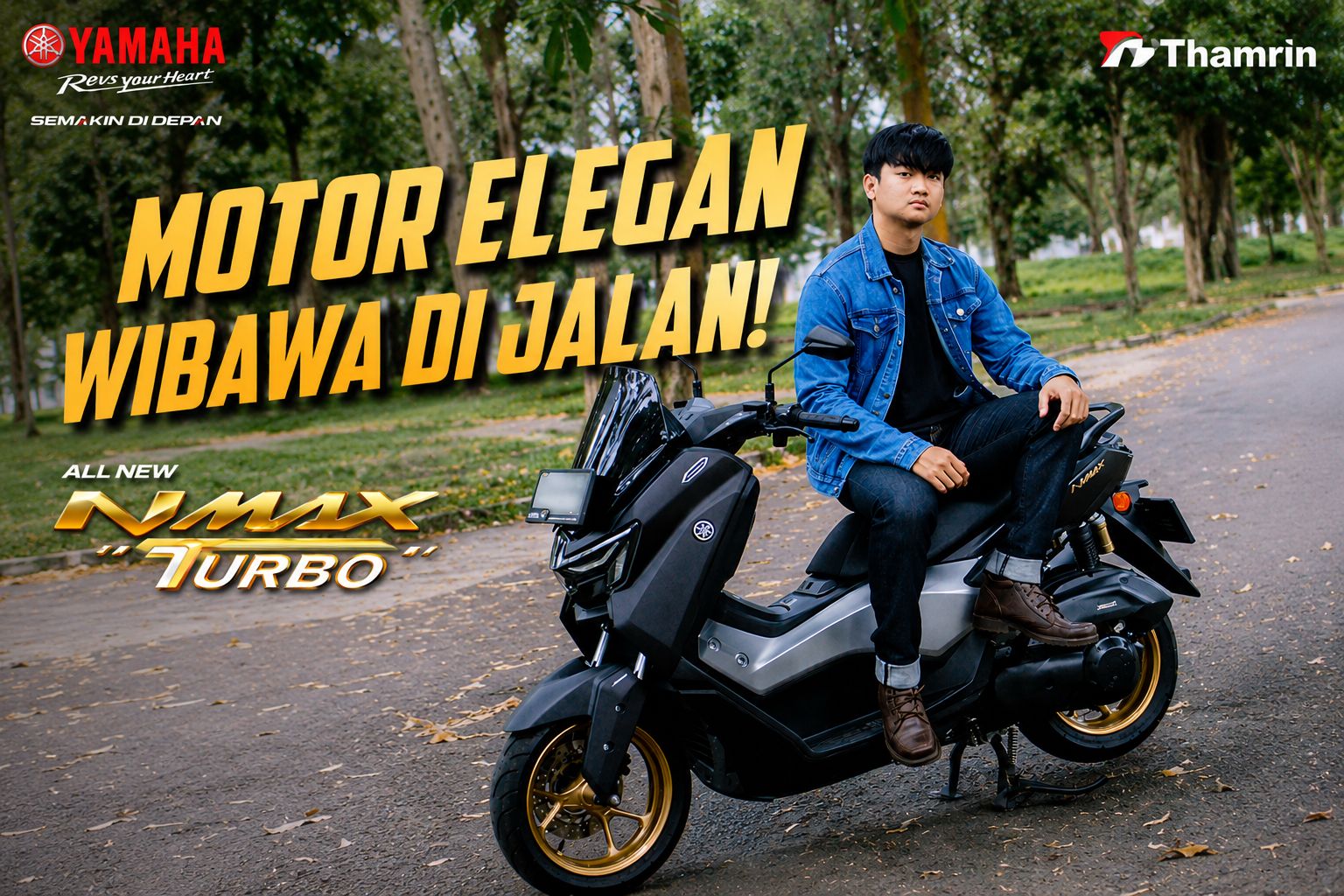 Yamaha NMAX Turbo Tampil dengan Kesan Elegan dan Berwibawa di Jalan