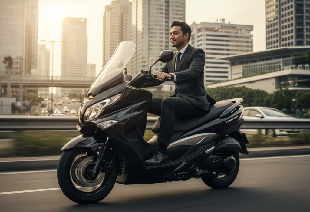 Rumor Rilis Suzuki Burgman 150 di Indonesia 2026, Akankah Jadi Lawan Berat NMAX dan PCX