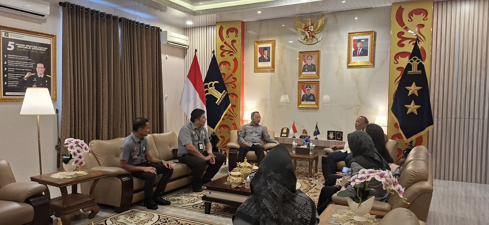Penguatan Badan Hukum Parpol, Kemenkum Sumsel Terima Kunjungan Direktorat Tata Negara
