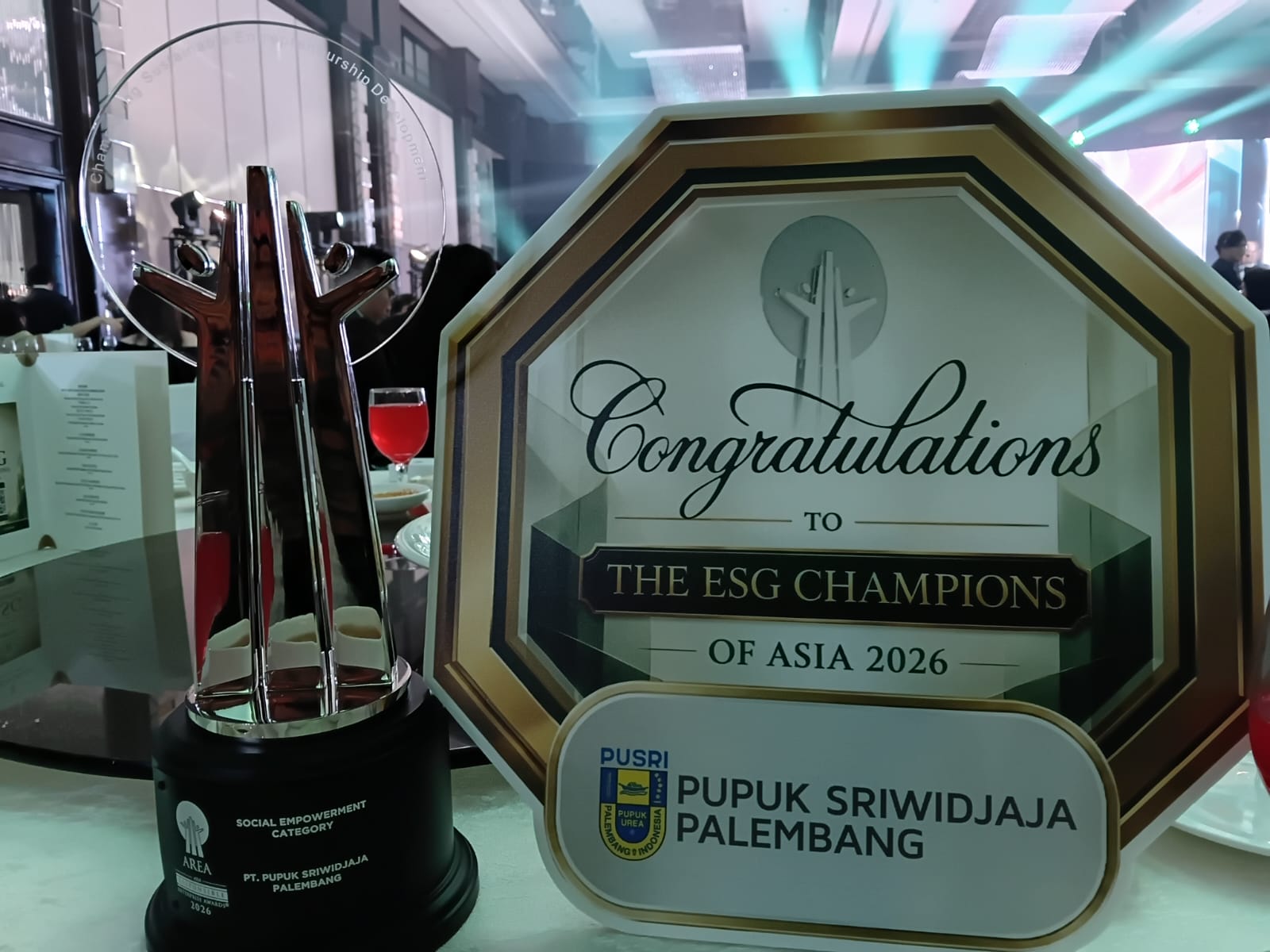 Program Kopi Tebat Benawa Antar Pusri Raih Area Award 2026 Kategori Social Empowerment