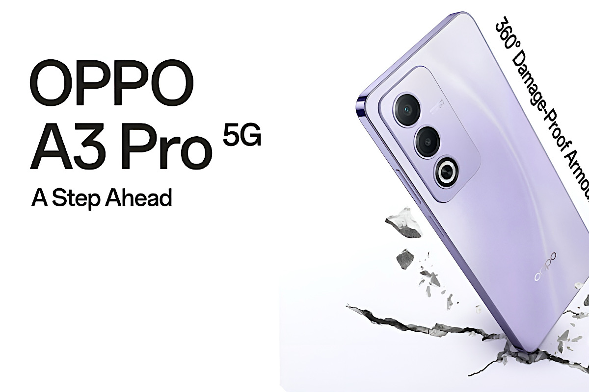 HP ‘Lapis Baja’ Oppo A3 Pro Makin Tambah Kuat Dibonus Gratis Casing Pelindung Khusus Anti Drop Shield