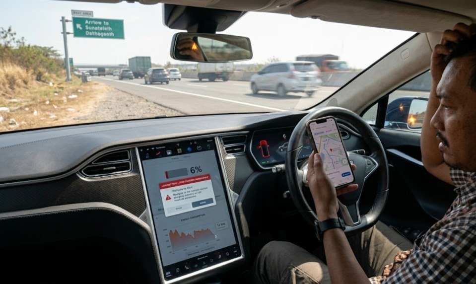 Nekat Jalan Saat Baterai EV di Bawah 10%? Risiko Kerusakan Ini Bisa Terjadi Tanpa Disadari