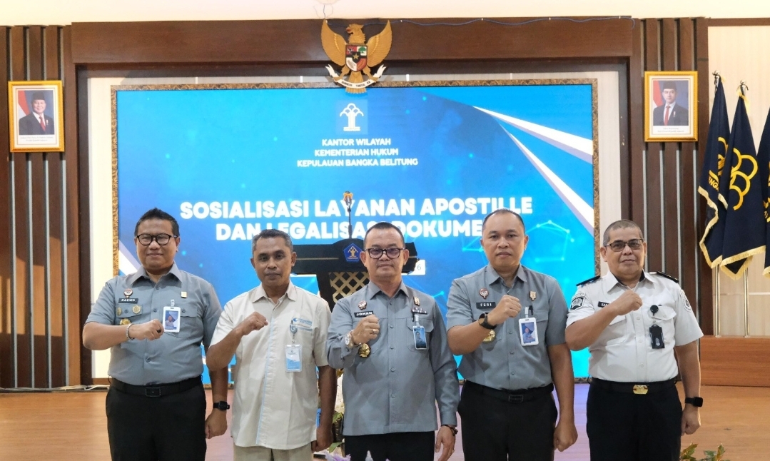 Babel Menuju Layanan Hukum Global, Apostille Resmi Disosialisasikan ke Masyarakat