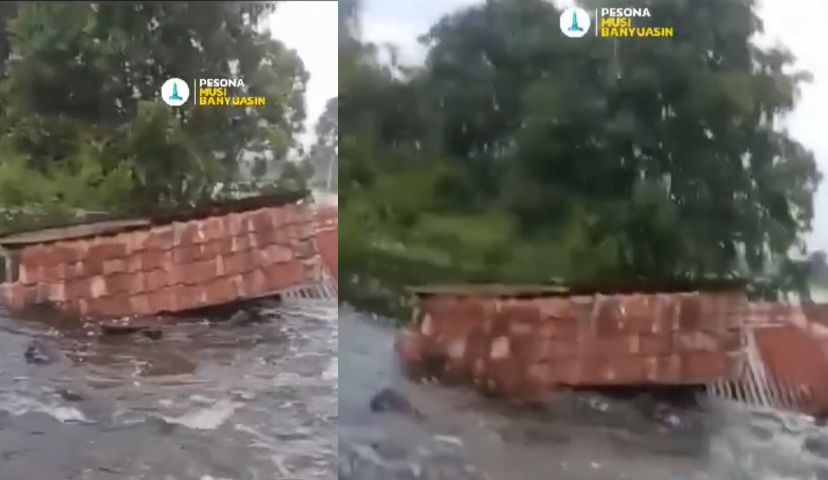 Banjir Landa Daerah Selarai Musi Banyuasin, Motor Hingga Rumah Ikut Terseret