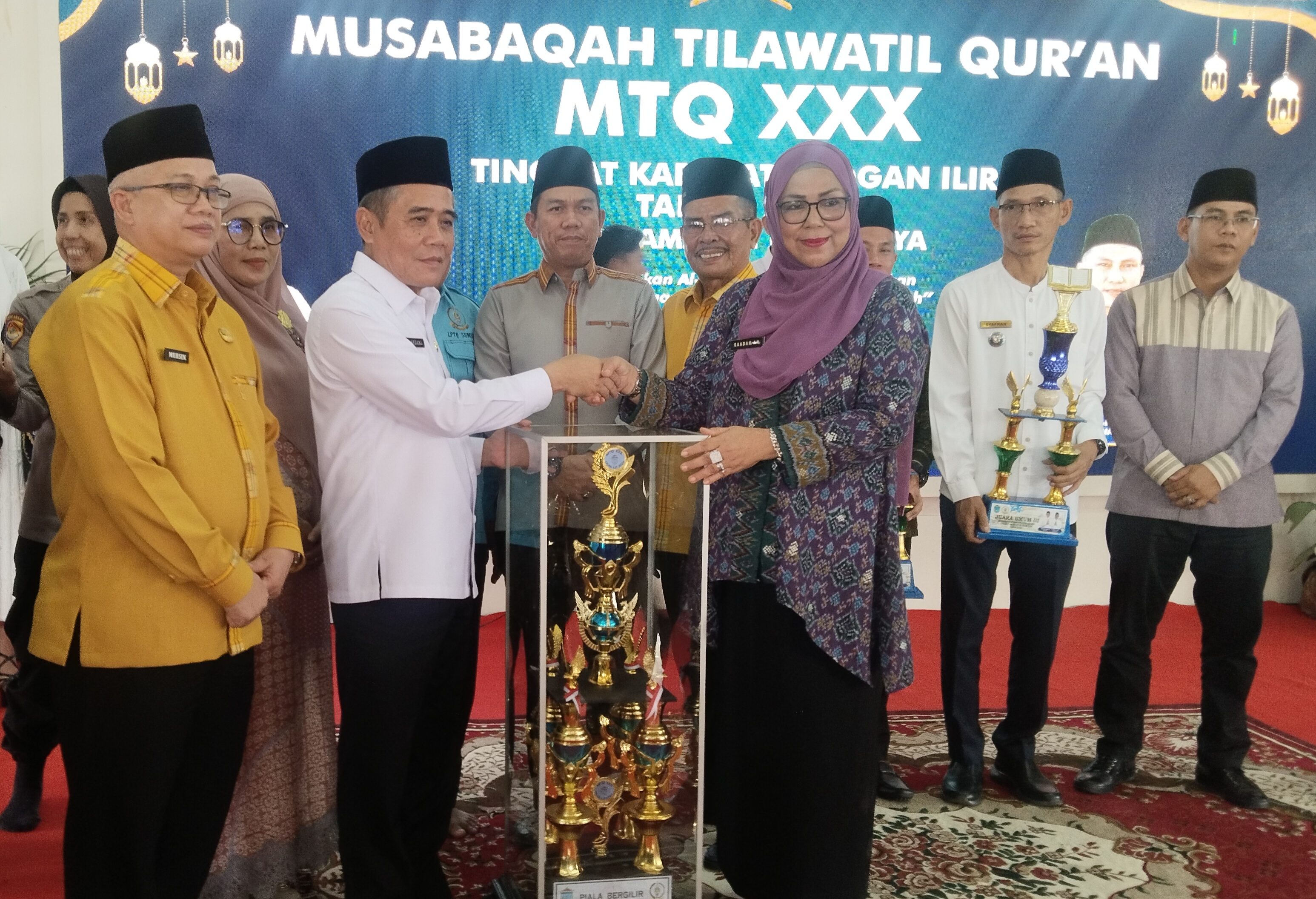 Kecamatan Indralaya Selatan Juara Umum MTQ XXX Tahun 2024 Tingkat Kabupaten Ogan Ilir