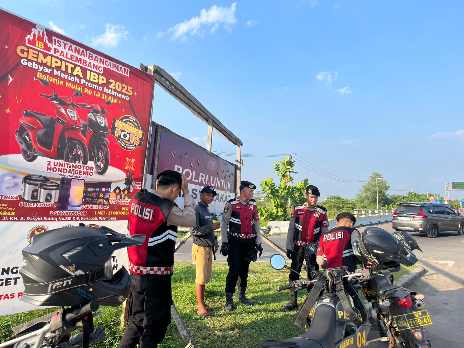 Terduga Pelaku Premanisme di Rest Area Tol Kramasan, Diciduk Tim Patroli Perintis Presisi Polres Ogan Ilir