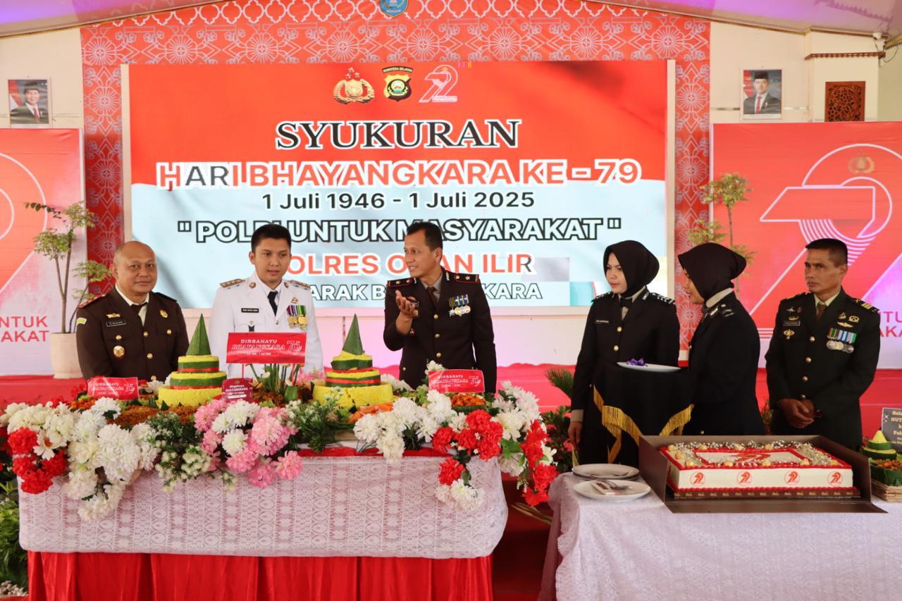Bupati Ogan Ilir Apresiasi Polres OI di Hari Bhayangkara ke-79, Jadi Mitra Kerja Strategis Jaga Keamanan