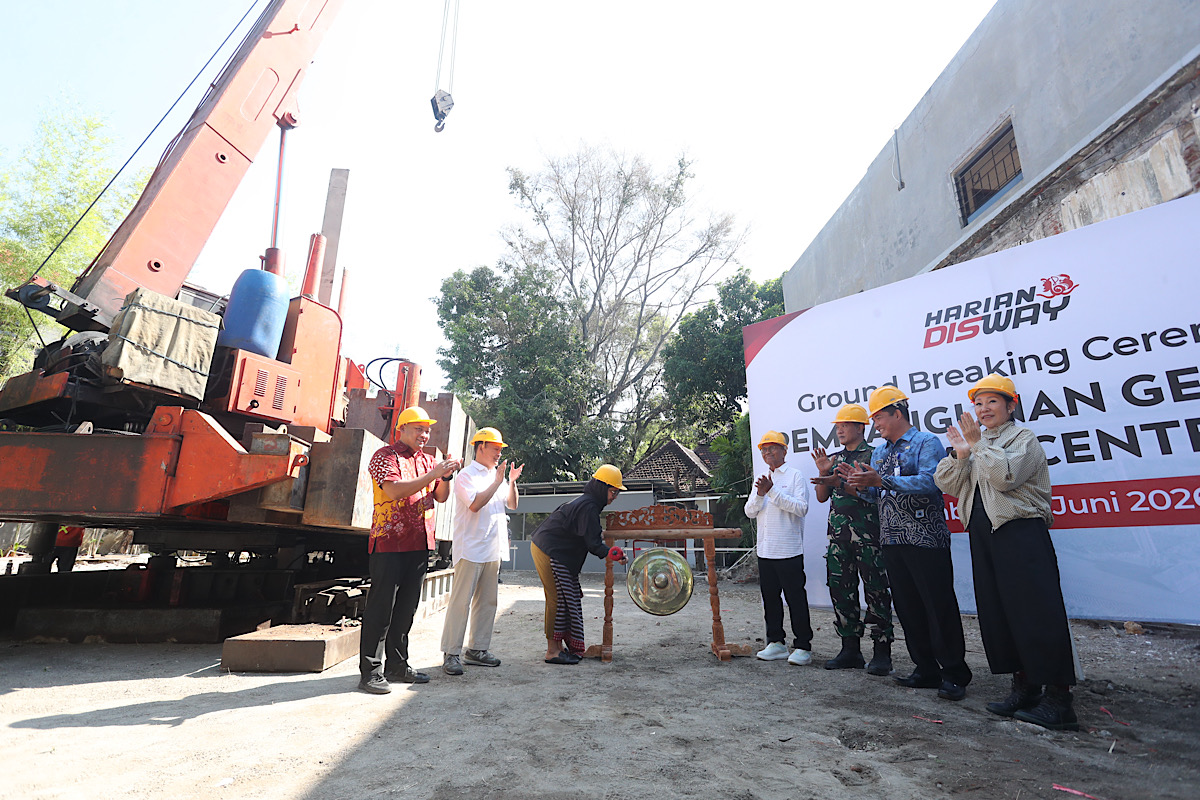 Groundbreaking, Harian Disway Siapkan Gedung Kantor Baru