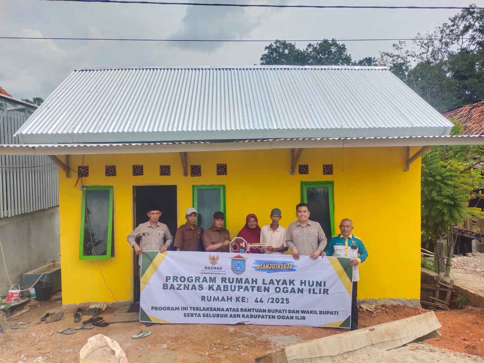 Bikin Rumah Warga Tambang Rambang yang Roboh Jadi Layak Huni, Komisi IV DPRD Ogan Ilir Apresiasi Kerja Baznas